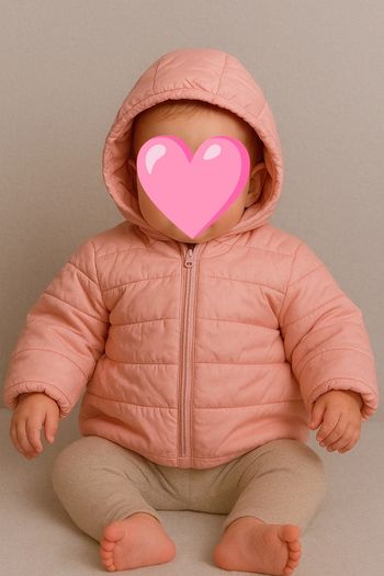 Manteau bébé fille 9 mois - Rose pastel