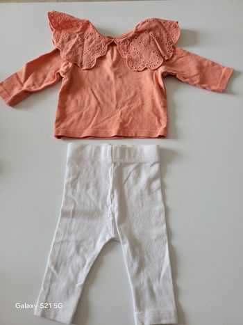 👕👖 Lot 2 pièces Kiabi – 1 mois