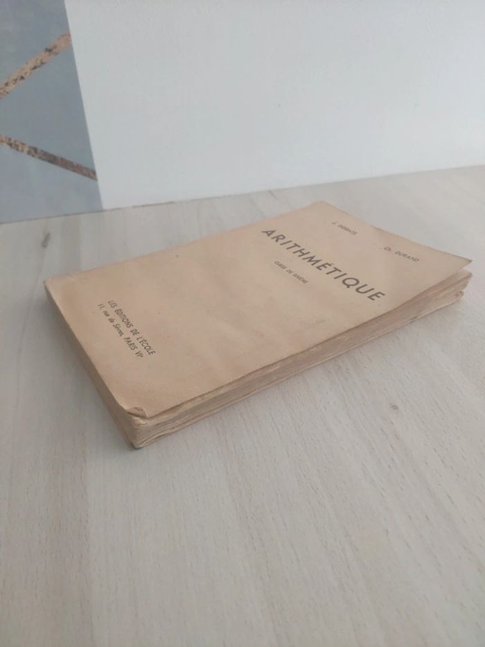 Livre ancien arithmétique classe de sixième Desbats Durand 1949 - photo numéro 4