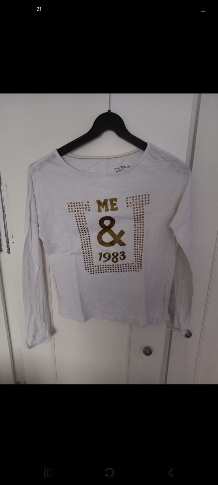 T-shirt manches longues 14 ans