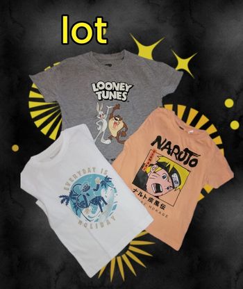 Lot 3 tee-shirt garçon 