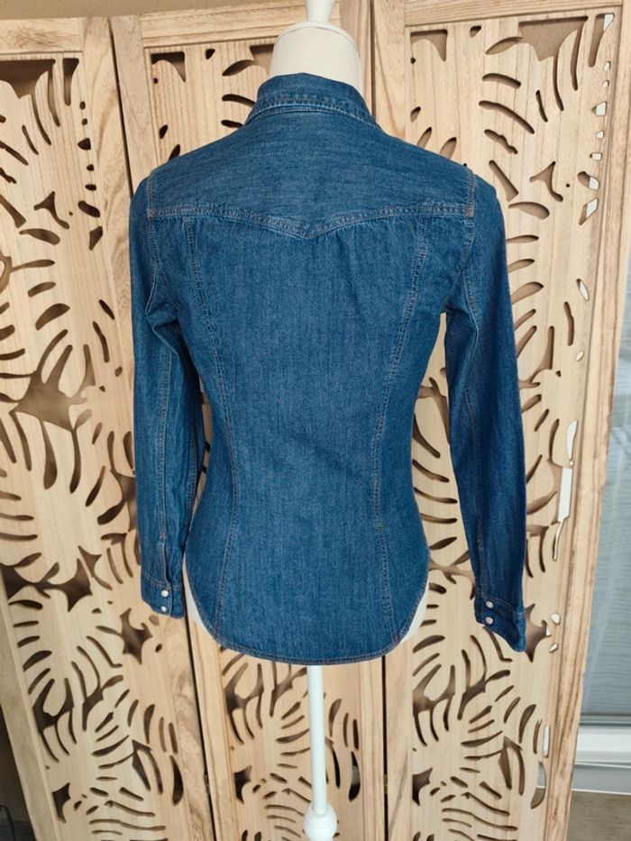Chemise en Jean Femme, Coupe Cintrée - Taille 34 & Shirt - photo numéro 5