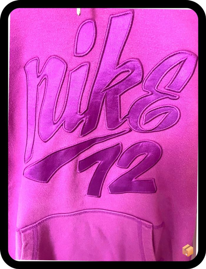 Sweat Nike Femme – Violet Fuchsia – Taille M – Logo 72 poitrine - photo numéro 2