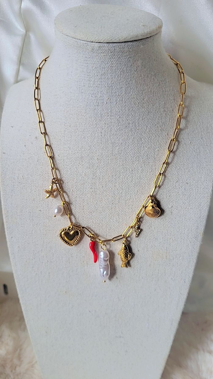 Collier breloque acier inoxydable - photo numéro 5