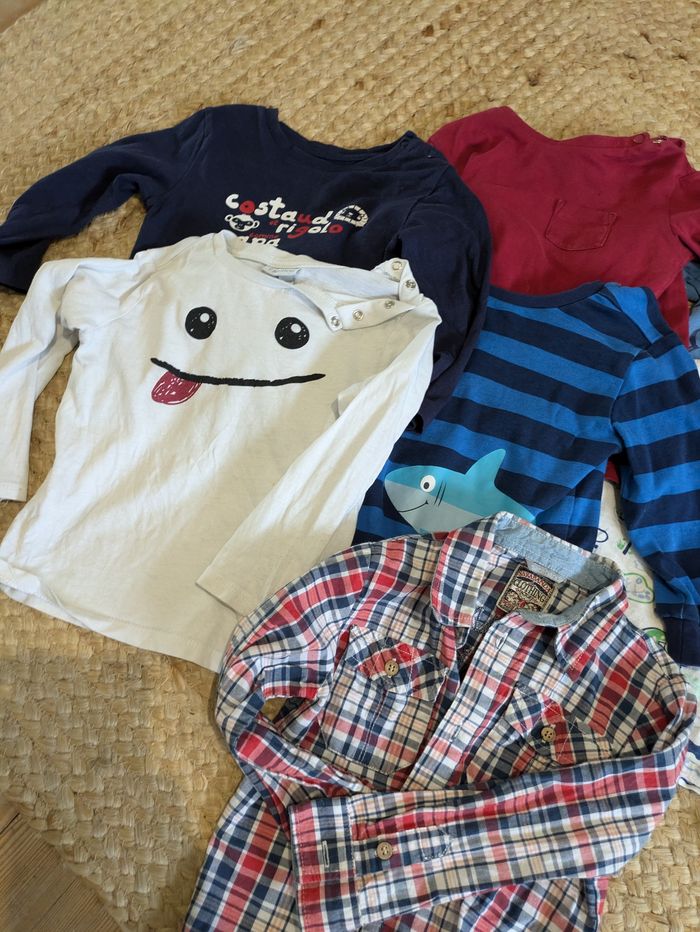 Lot t-shirt 18mois - photo numéro 2