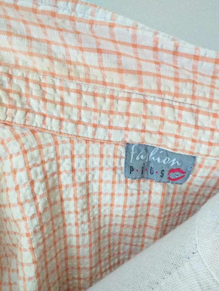 Chemise sans manches à carreaux - photo numéro 4