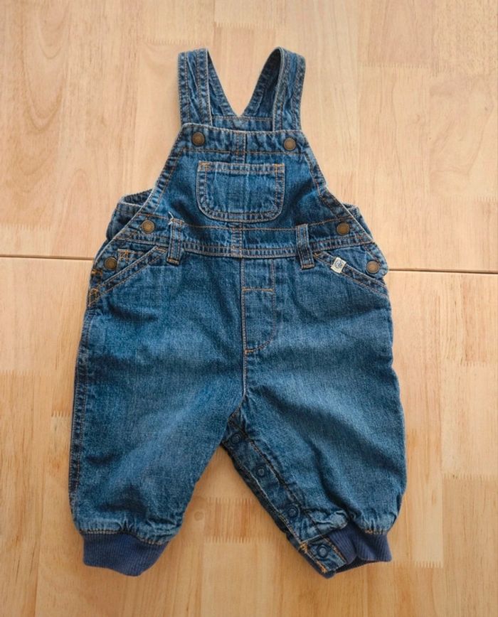 Salopette jeans 3/6 mois (mi-saison) - photo numéro 2