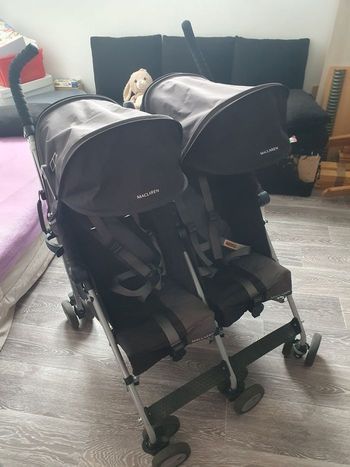 Poussette canne double Maclaren
