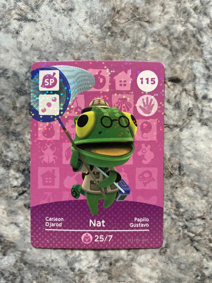 carte amiibo Nat 115 - photo numéro 1