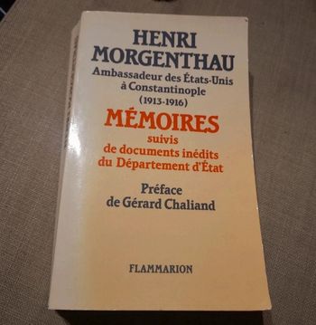 Henri morgenthau. Ambassadeur des états-Unis à contantinople