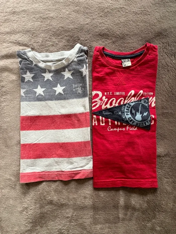 Lot de 2 t-shirt manches longues 3 ans