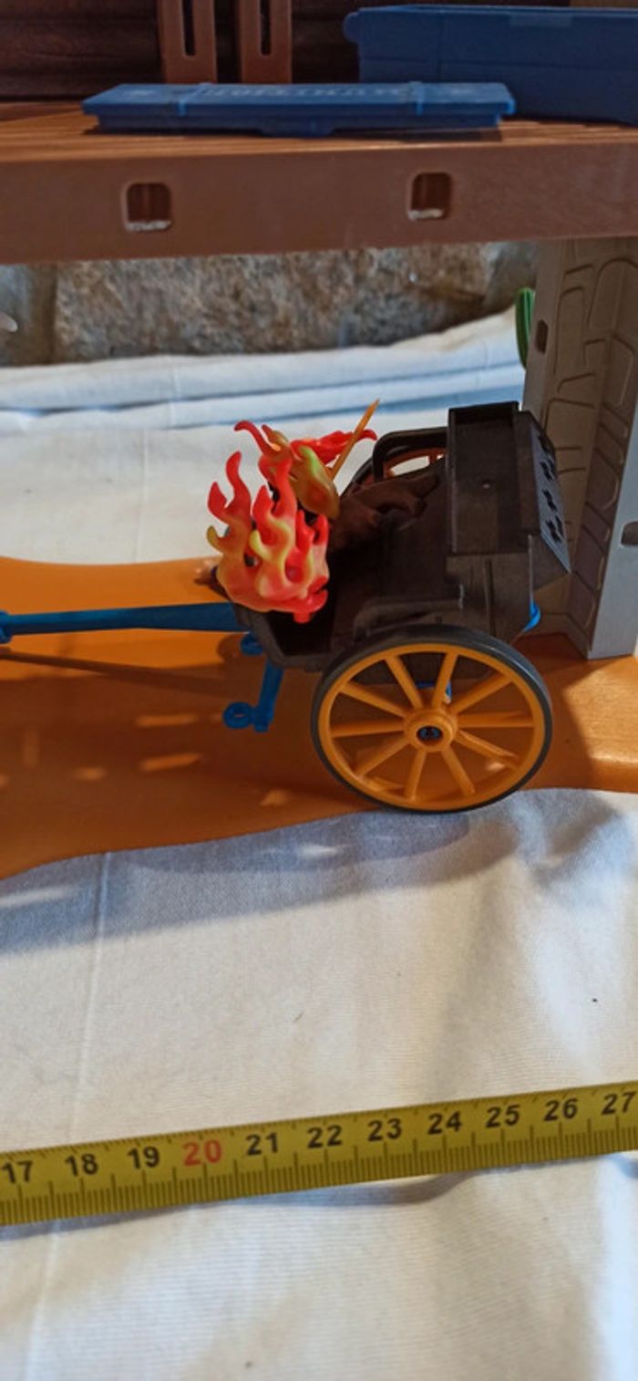 Entrée de fort avec nordistes attaqués playmobil - photo numéro 11