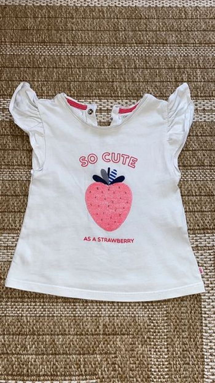 T shirt obaibi 12 mois bébé fille