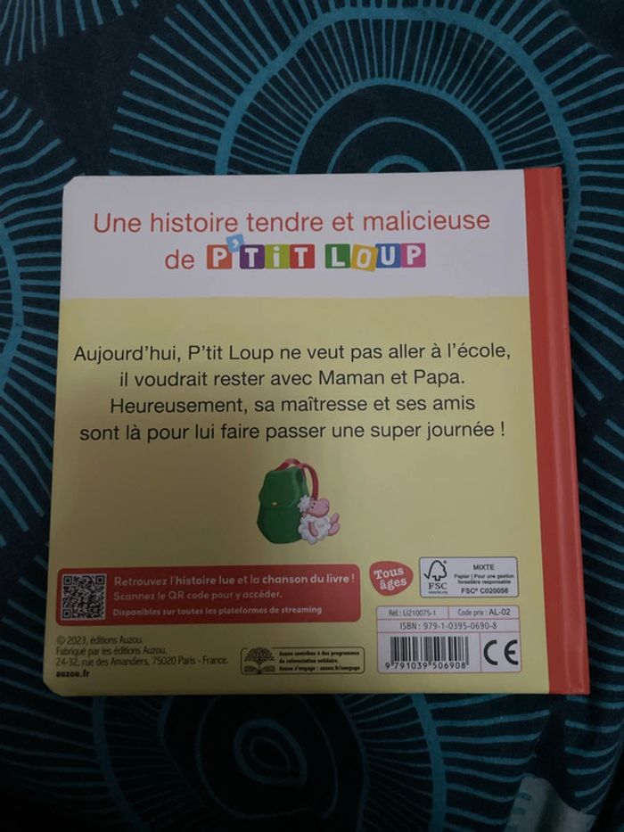 P’tit loup ne veut pas aller à l’école - photo numéro 2