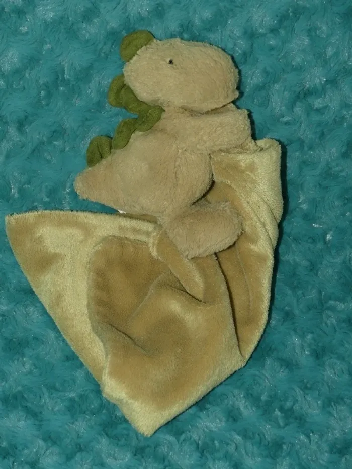 Doudou dinosaure couverture vert Jellycat 🦕 tbe - photo numéro 4