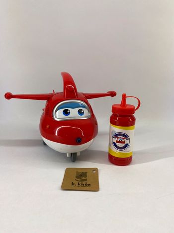 Super Wings Avion Jett Machine à Bulles