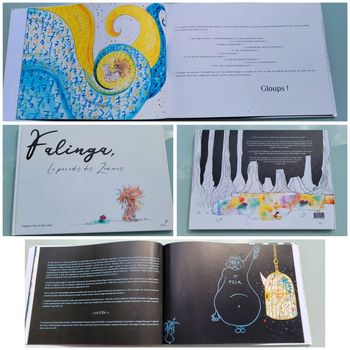 Félinga, Le Paradis des Zémonos, grand format, dédicacé (51)