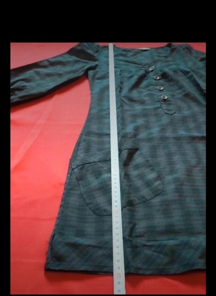 Tunique blouse longue à carreaux taille 36 - photo numéro 10