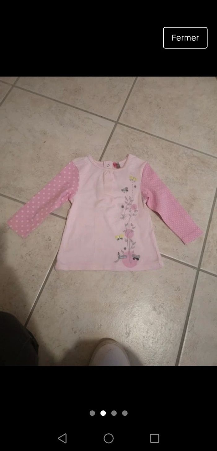 Tee-shirt manches longues 9 mois - photo numéro 3