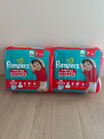 58 Pampers pants taille 7