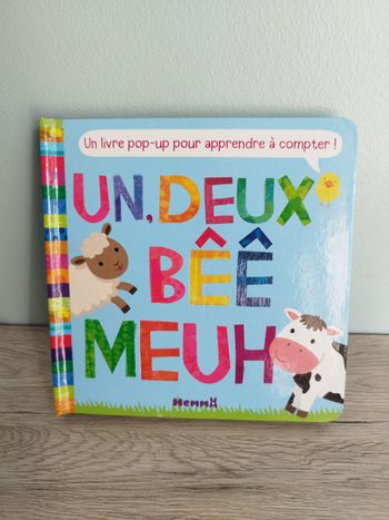Livre pop-up un deux bêê meuh