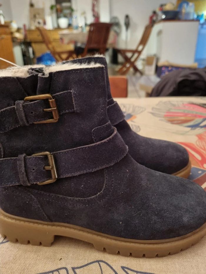 Bottines cuir fourrées neuves - photo numéro 8