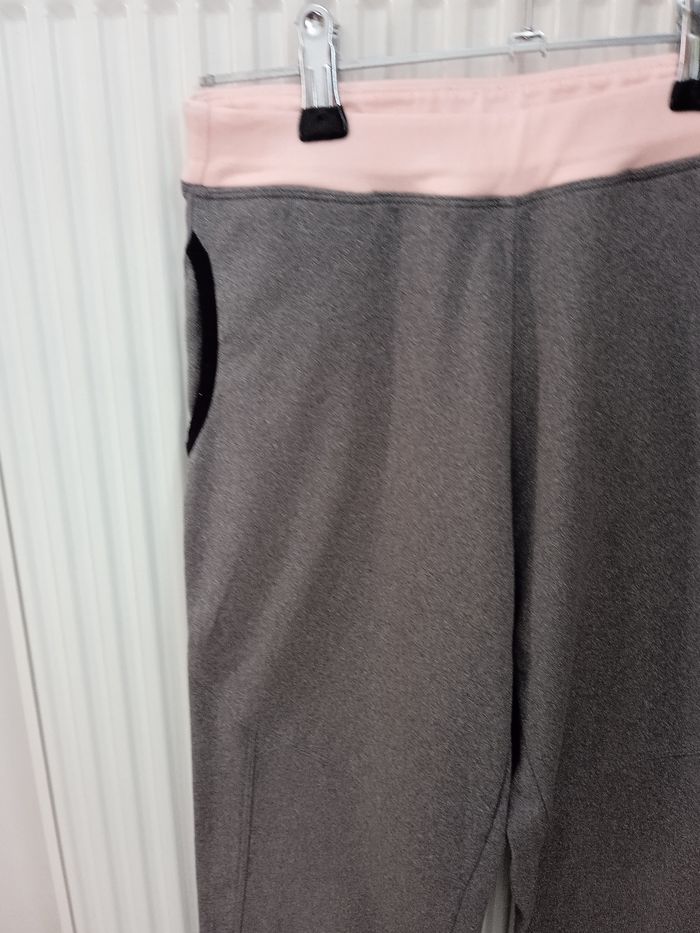 Pantalon jogging gris Domyos fille 10 ans - photo numéro 2