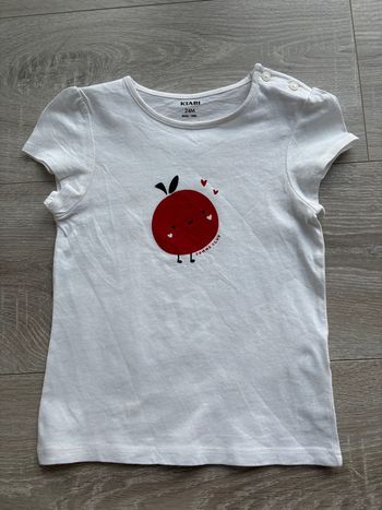 TEE-shirt pomme Kiabi 24 mois
