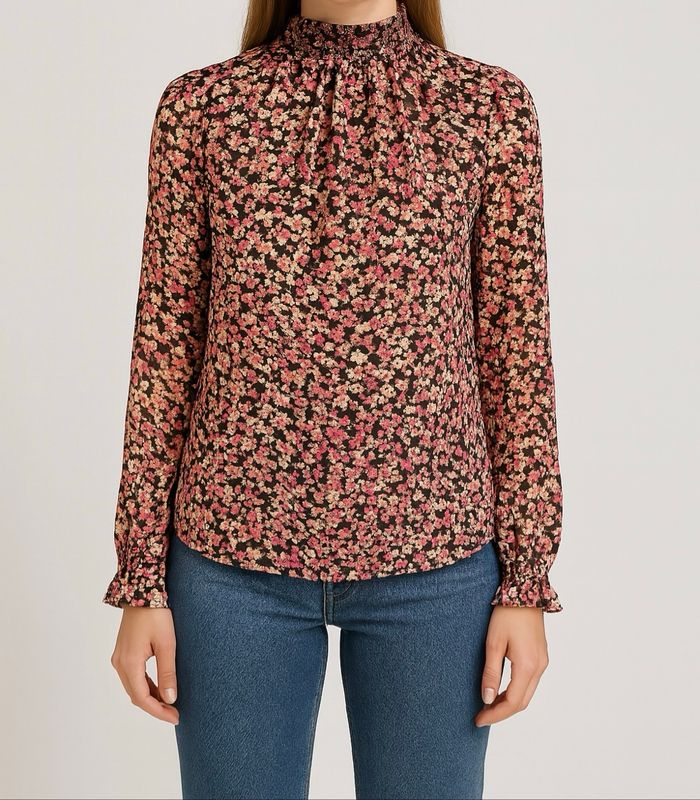 Blouse fluide imprimer h&m- taille xs - parfait état