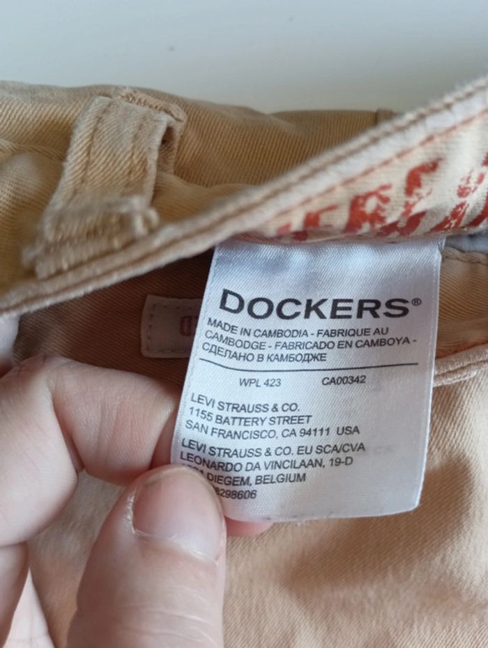 Pantalon jeans homme Chino Dockers by Levi's Strauss taille 44 coupe skinny rétro vintage - photo numéro 8