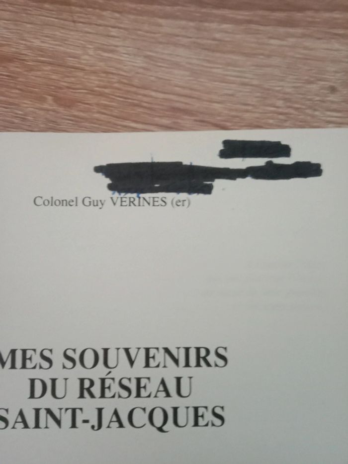 Colonel Guy Verines 🪅 Mes souvenirs du réseau saint-jacques - photo numéro 5