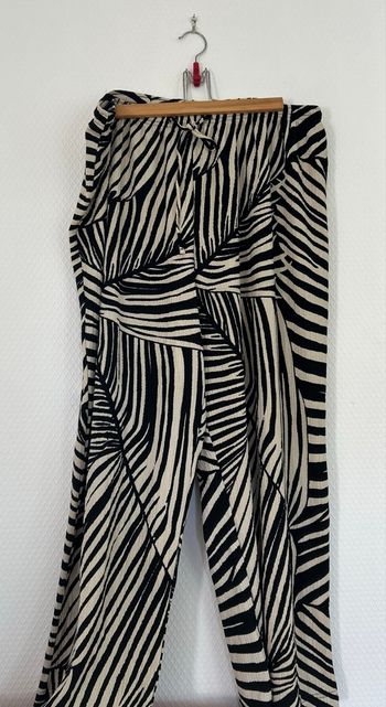 👖Pantalon ample zébrée