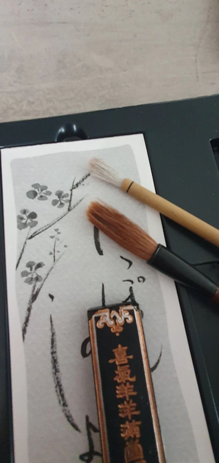 Coffret Calligraphie japonaise - photo numéro 5