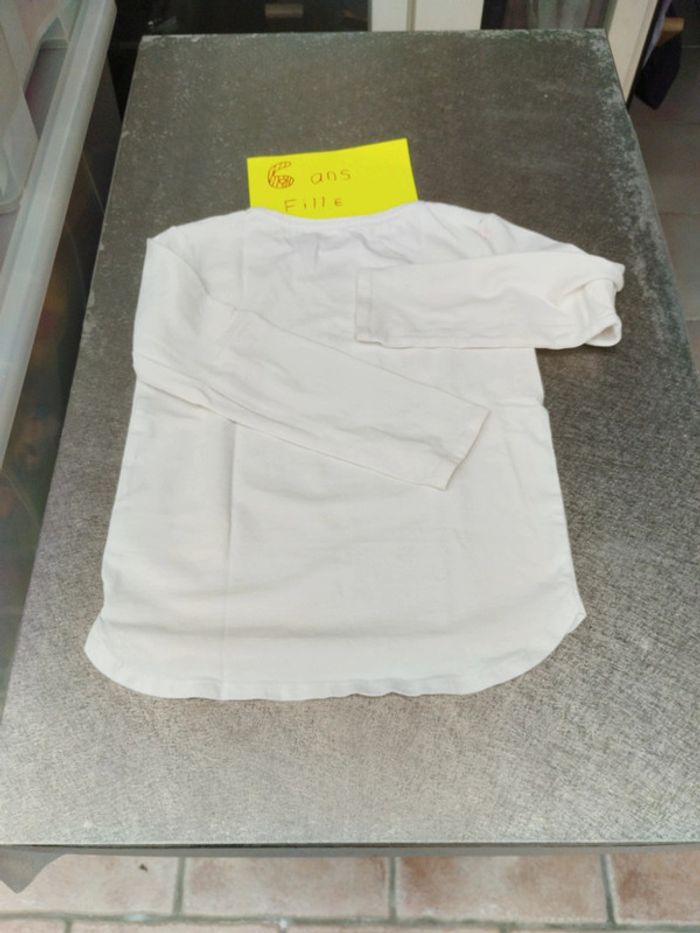 Tee-shirt manches longues 6 ans fille Vertbaudet - photo numéro 6