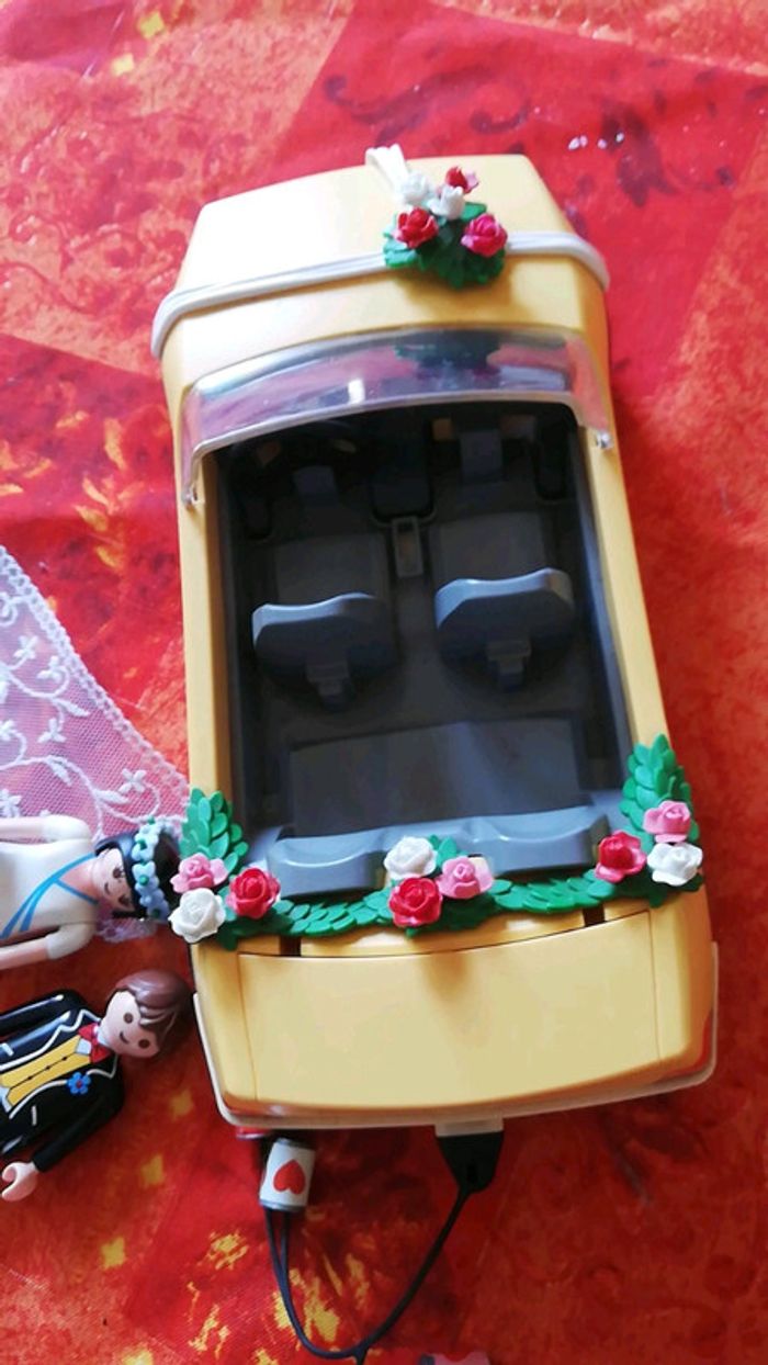 Playmobil voiture de Mariés - photo numéro 4