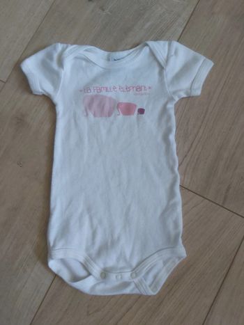 Bodie manches courtes fille Petit Bateau 3 mois (78)