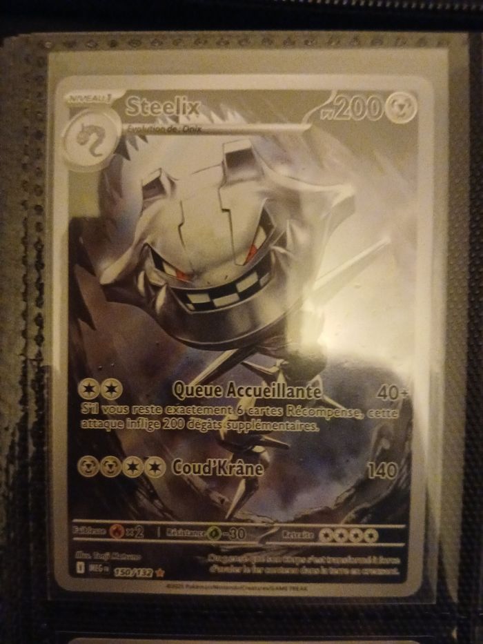 Carte pokemon MEG "STEELIX" 150/132