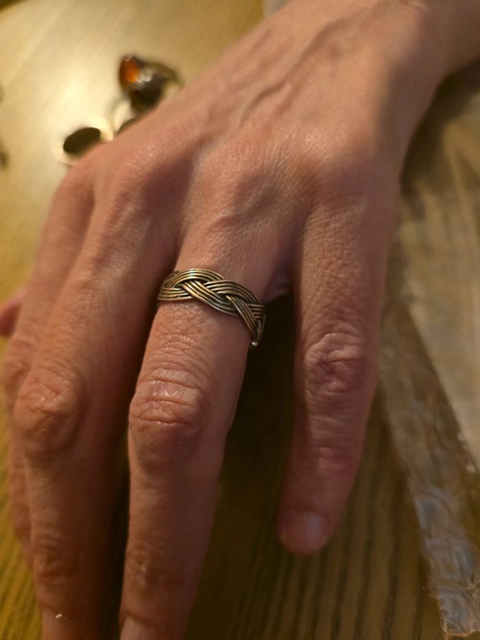 Bague argent taille 56