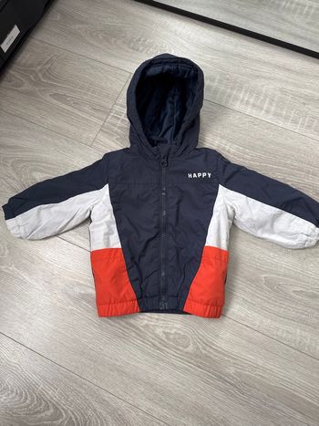Manteau tricolore - Taille 6 mois - Npo Baby