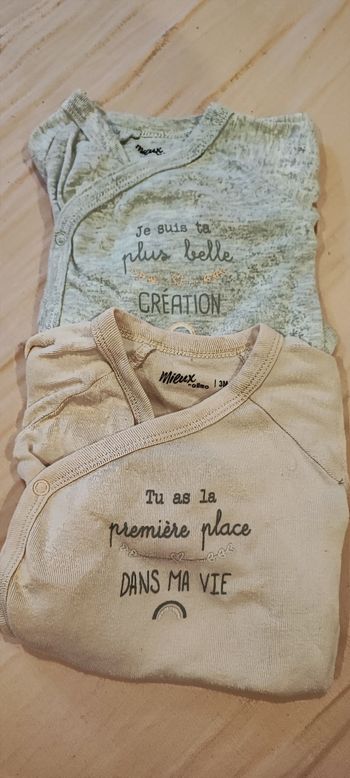 Lot de 2 bodies