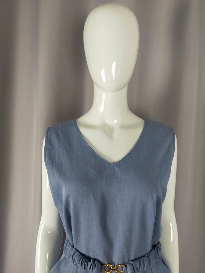 Robe bleue ceinturée – Froggy – Taille 2 - photo numéro 19