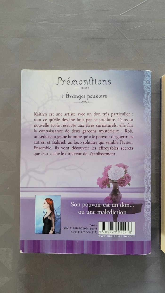 Lots de 3 tomes Prémonitions - photo numéro 4