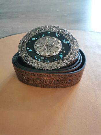 Ceinture de cowboy country fleur