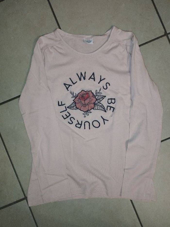Tee shirt fille 12 ans manches longues Tape à l'oeil