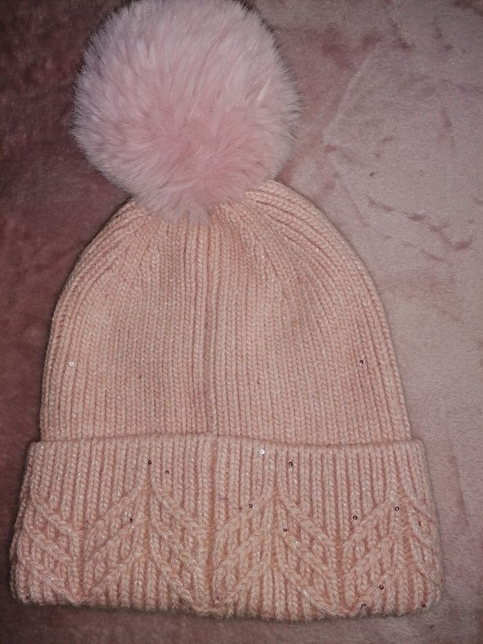 Bonnet rose pale - photo numéro 5