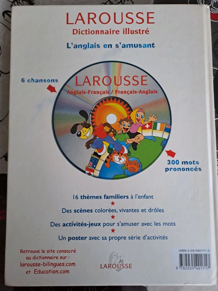 Dictionnaire illustré Anglais - Français, Larousse - photo numéro 2