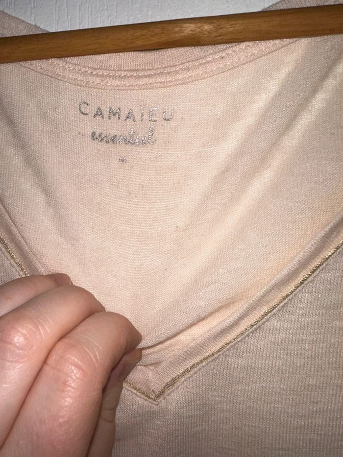 Tee shirt camaïeu femme taille M - photo numéro 3