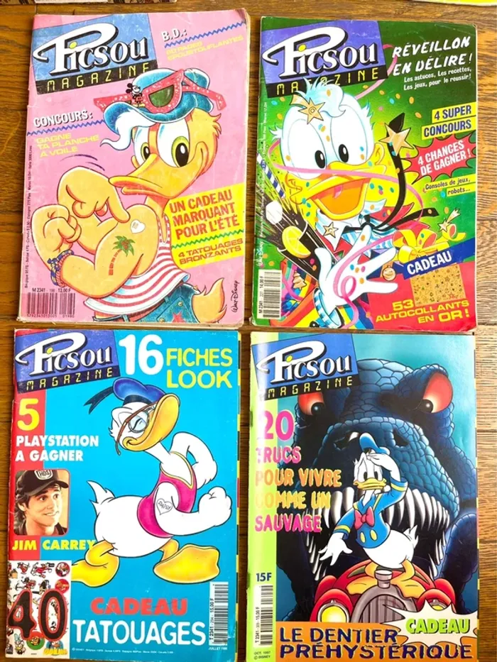 lot de 4 Magazines Picsou – Édition Vintage à Collectionner - photo numéro 2