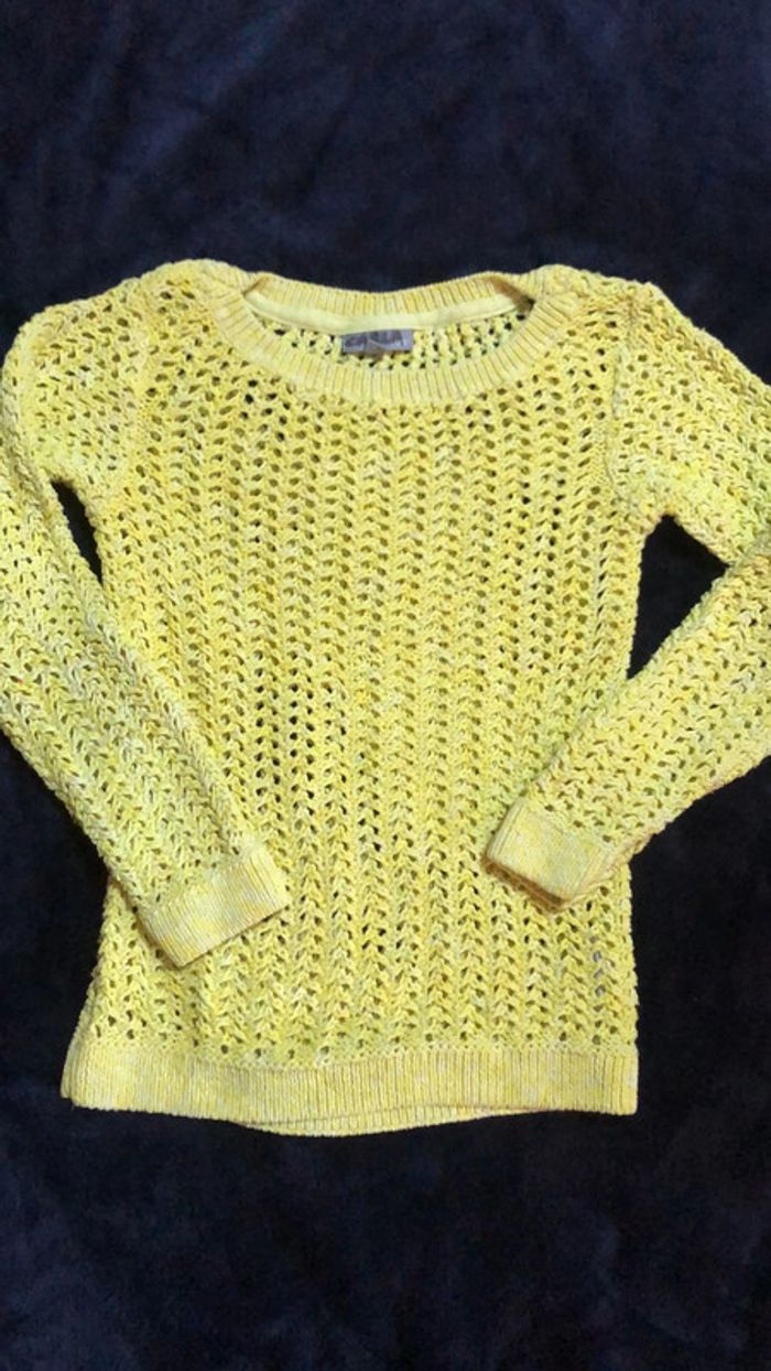 Pull à mailles larges fille 8 ans - photo numéro 2