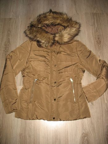 DOUDOUNE A CAPUCHE KAKI "H&M" - NEUVE - Taille 40 - n°01